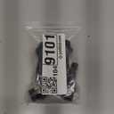 12x1.5mm Tuner Lug Bolts, KSP Conical Seat Extended 40mm Shank 17mm Hex for Aftermarket Wheels, 5PCS Black