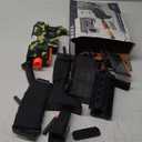 COOLFOX Electric Automatic Toy Gun for Nerf Guns Sniper Soft Bullets [Shoot Faster] Camouflage Burst Bullets for Boys,Toy Foam Blasters & Guns with 100 Nerf Sniper Darts, Gifts for Kids (Green)