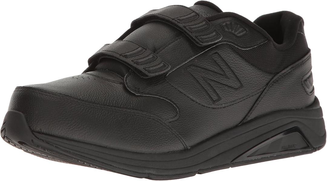 New Balance Mens 928 V3 Hook and Loop (9.5 Narrow, Black/Black)