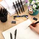 200 Pcs Operation Christmas Items Bulk Mechanical Pencils Bulk 0.7mm Medium Point Mechanical Pencil with Grip Smooth Writing Automatic Drafting Pencils Christmas Child Items(Black)