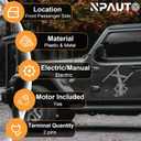 NPAUTO Front Right Passenger Side Power Window Regulator with Motor Replacement for 03-08 Toyota Corolla 2003 2004 2005 2006 2007 2008, 741-506
