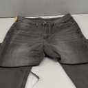 Mens Baggy Jeans Distressed Wide Leg Denim Pants Casual Loose Fit Trousers Streetwear (Large, B10 Black)