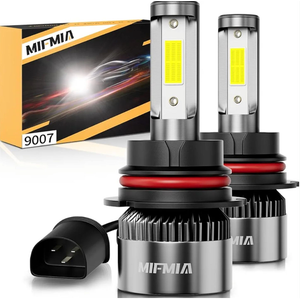 9007 LED Bulbs Interior Lights, 40000LM 800% Brighter, Backup HB5 Bulb 6000K Cool White, Plug and Play IP68 Waterproof Replacement, Pack of 2, Dome Map Door License Plate Lights