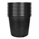 YSMN Nursery Pots with Drainage Holes Pack of 10 Pcs 7 Gallon and Plant Label Flexible Seedling Pots Seed Starting Planter for Indoor Outdoor Flowers Succulents Cactus
