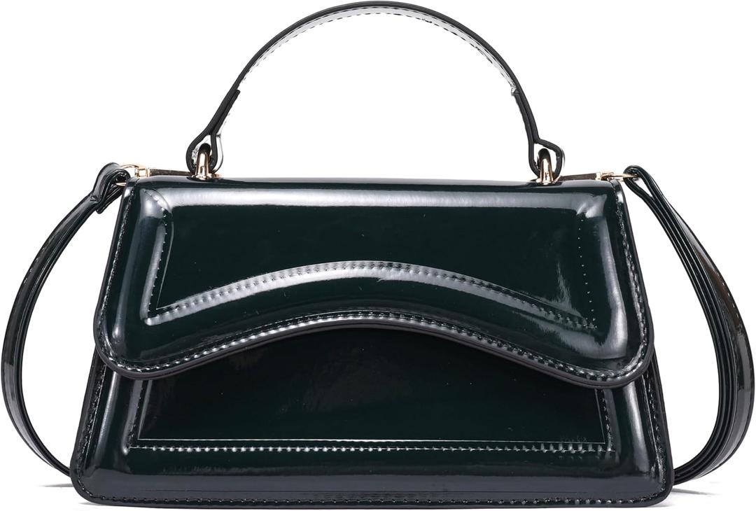 mini purse for women trendy small crossbody bag Satchel Casual Bag for women (1#black)