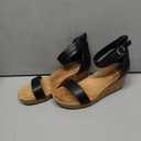 DREAM PAIRS Women's Open Toe Buckle Ankle Strap Platform Wedge Sandals Summer Shoes, 8.5