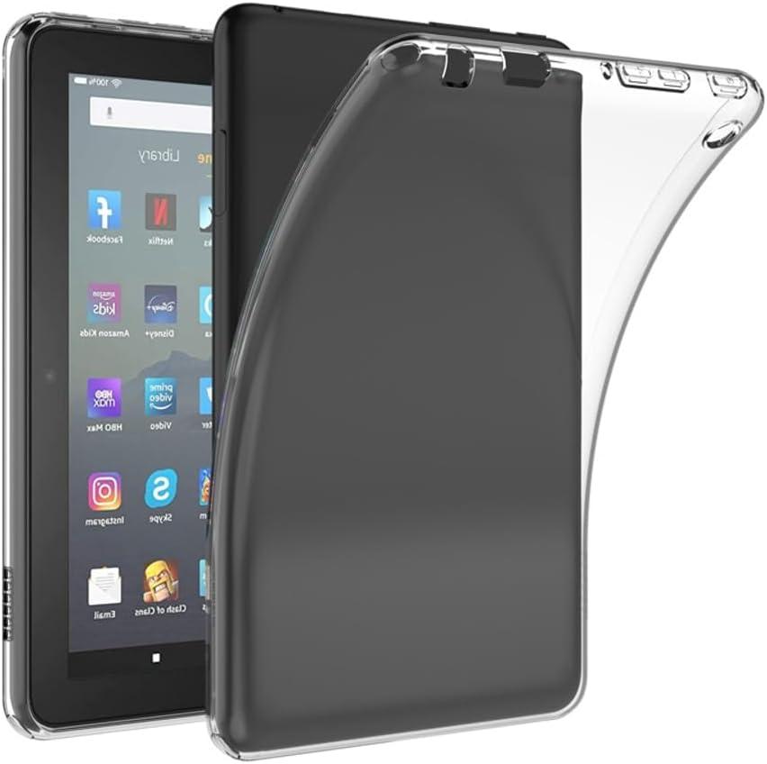Tablet Clear Flexible Case for Amazon Kindle Fire HD7 12th Generation 7"(2022 Release),Ultra Slim TPU Soft Transparent Cover for Amazon Kindle Fire 7 Gen 12th(for Kindle Fire HD7 2022)