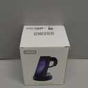 Wireless Charger for Samsung: 3 in 1 Wireless Charging Station for Samsung Galaxy Watch 8 7 6 5 4 3 Pro Classic Galaxy Buds - Charger Dock Stand for S26 S25 S24 Ultra S23 S22 S21 Note Z Fold Android (Black)