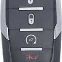 Smart Key for Dodge RAM 1500 2019-2024, Alliskeys Proximity Key Fob Replacement for Dodge RAM 1500 Pickup 2019-2024 OHT-4882056 4-Button(U/L/RS/P)