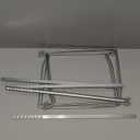 SUNEE Hanging File Folder Frame, Letter Size Files Holder Bars,17.5 Inches, Set of 2