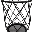 YINMIT K Cup Holder Organizer, Sturdy Coffee Pod Holder Organizer, 35 Kcup Large Capacity Storage Basket for Kitchen Counter and Office Desktop (Circular Grid)