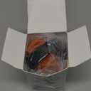 NAMSAN Retractable Dog Leash Collar for Small to Medium Dogs, Dog Collar with Retractable Leash Built-in, All-in-One, Adjustable, Orange, Size Small