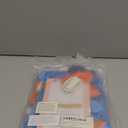 ALL-IN-1 Blue and Orange White Balloons Arch Kit & Garland  Small and Large White Oranges & Blues Balloons  Orange and Blue Party Decorations & Supplies for Birthday Party, Nerf, Blippi, Graduation