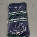 Bathroom Rugs 20x32 Extra Soft Absorbent Bath Mat Chenille Non Slip Shower Mat Rubber Backing Machine Washable Bath Mats for Bathroom Shaggy Blue Bath Rugs for Tub, Hallway