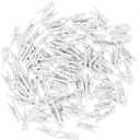 VORCOOL 50Pcs White Mini Wooden Clothespins 0.98 X 0.11 Inch for Hanging Photos, Crafts, Party Decorations, Baby Showers, and Artwork Display