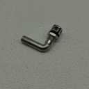 SHENGHUISS Boat Tank Vent Stainless Steel 316 Marine 90 Degree Flush Mount Thru-Hul Tank Vent with Mounting Gasket Hardware (no Cap)