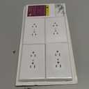 Bates Duplex Wall Outlet Covers - 10 Pack, White Wall Plates