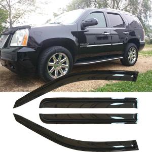4pcs Original Shatterproof Rainproof Side Window Wind Deflectors for 07-14 Tahoe,Tape-On Rain Guard Sets,Nice Looking Window Visors for Cars,Vent Deflector for 2007-2014 Tahoe (GMT900)/Yukon 94514