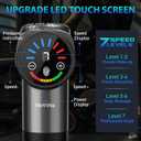 TOLOCO Massage Gun, Deep Tissue Back Massage for Athletes for Pain Relief, Percussion Massager with 10 Massages Heads & Silent Brushless Motor, Mothers Day Gifts, Grey