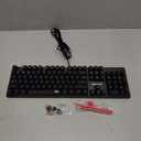 Redragon Mechanical Gaming Keyboard Wired, 11 Programmable Backlit Modes, Hot-Swappable Red Switch, Anti-Ghosting, Double-Shot PBT Keycaps, Light Up Keyboard for PC Mac (RGB LED)