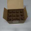 E12 60 Watt Incandescent Candle Light Bulbs, Chandelier Light Bulbs for Ceiling Fan, Vanity, Outdoor - Warm White 2500K, 500 Lumen Dimmable B10 Clear Candelabra Base Bulbs (12 Pack)