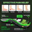 NEVVIS Dynamic Spring Plantar Fasciitis Insoles for Flat Feet, 250 lb Heavy Duty Work Boot Insoles for Men Women, High Arch Support Inserts Women Men, Arch Pain Relief, Shock Absorb, Orthotic, 1 Pair