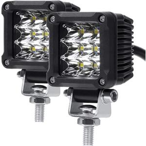 Motorcycle Fog Lights, 2'' Inch 27W Spot Mini Cube Work Driving Pod Lights for Offroad Trucks ATV UTV SUV 4x4 Pick Up Car Boat