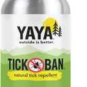 Yaya Organics All Natural Extra Strength Tick Repellent DEET Free - 16 Ounce Spray Bottle