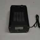 Lerat Electric Space Heater, Small Heater for Indoor Use, 1200W PTC Fast Heating Portable Heater, Overheat & Tip-Over Protection, Heating & Fan Modes for Bedroom, Office, Camping, Black