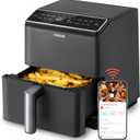COSORI 6.8Qt Air Fryer, 12-in-1 Dual Blaze for 360 Crispy Meals, No Shaking & Preheating to Fast Cooking with Bake, Roast, Broil, 100+In-App Recipes, Dishwasher Safe