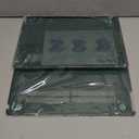 UESWILL Compatible with MacBook Air 13 inch M5 M4 M3 M2 Case 2022-2026 Model A3449 A3240 A3113 A2681, Matte Hard Shell Case Cover for MacBook Air 13.6 + Microfiber Cloth, Midnight Green