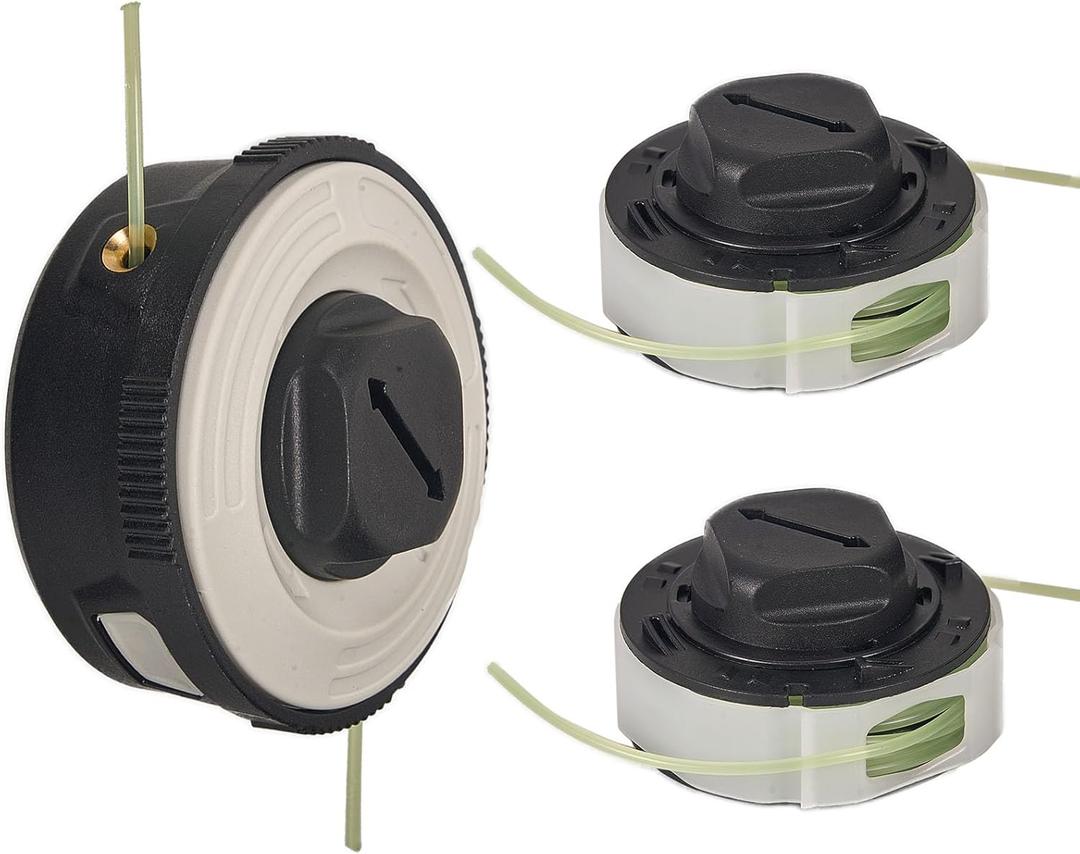 C3-2 Trimmer Head with 2 Spools Kit for Stihl FSA57 FSE52 FSA 57 FSE 52 Weed Eater Head, Replaces Auto cut C3-2, 4009-710-2106