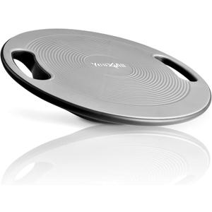 Yes4All Wobble Balance Board, Plastic Stability Trainer with Handles for Standing Desk, Core Training & Home Gym Workout