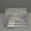 Clear Acrylic Single Pocket, Plastic Hanging Wall Mount File Holder for Office Home (Clear, 4 Pack)