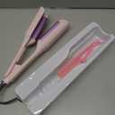 Hair Crimper for Women’s Beach Waves – Pink Deep Waver Curling Iron, 1.25-Inch Ionic Ceramic Hair Tool with Four Temperature Settings, Easy to Use for Long/Short Hair (Pink）
