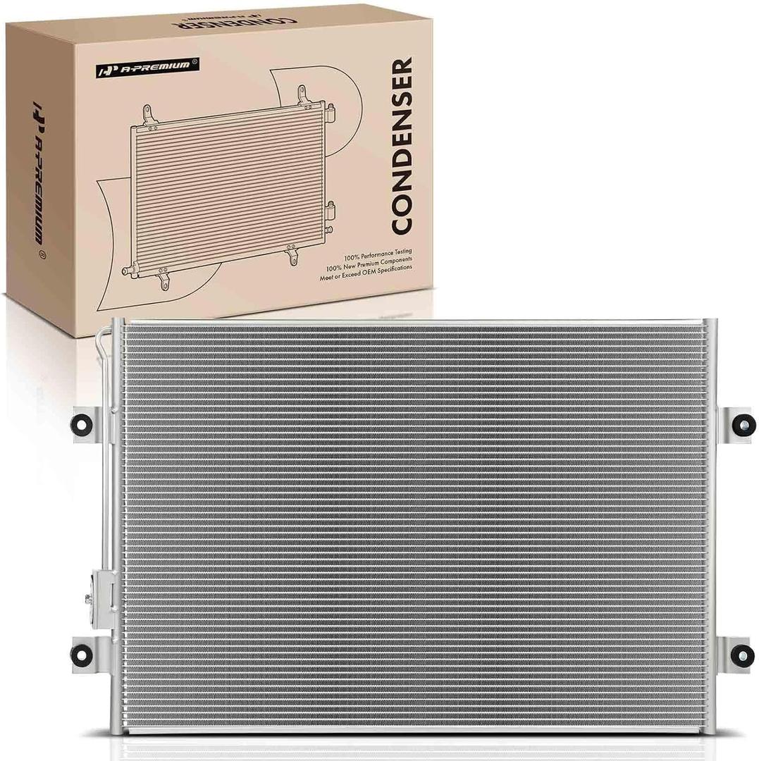 A-Premium AC A/C Condenser Compatible with Freightliner 114SD Cascadia Century Class Classic Columbia Coronado FLD120 FLD120SD M2 106 112