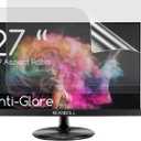 2 PCS 27" Anti Glare Screen Protector for 27 Inch 16:9 Widescreen Desktop Monitor, Matte Screen Filter for Sceptre/LG/Dell/HP/Acer/ViewSonic/ASUS/Aoc/Samsung,Eye Protection & Anti Scratch film