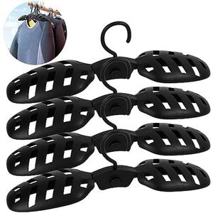 2 Pcs Foldable Wetsuit Hangers - Fast Dry Vented Hangers for Men Women Suit Diving Accessories