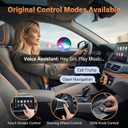 4-in-1 Wireless CarPlay Adapter with Screen Mirroring, Watch Netflix/YouTube in Car, Android Auto AirPlay Mirror Link, Plug & Play No App, Compatible with 800+ Cars iPhone Android