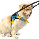 Blind Dog Halo Harness, Protective Halo Dog Collar for Blind Dogs, Confidence Building Harness Guiding Device (XS)