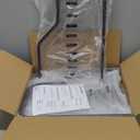 Kitsure Plant Stand Indoor & Outdoor - 3-Tier Metal Plant Shelf with Adjustable Leveling Feet, Easy to Assemble Planter Stand for Patio, Balcony, or Garden (Black, 27" x 11.4" x 29.3")