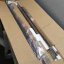 Rolanstar Bed Frame Twin Size with USB Charging Station, LED Bed Frame with Wood Storage Headboard, Black Metal Platform Bed with Under Bed Storage, No Box Spring Needed, Noise Free