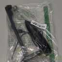 Electric Milk Frother Handheld: Rechargeable 3 in 1 - LED Digital Display with 3 Speeds Portable Stainless Steel Drink Foam Mixer - Charcoal Black