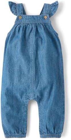 The Children's Place Baby Girls' And Newborn Everyday Summer Rompers, Size 3-6 Months