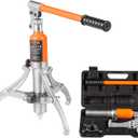 VEVOR Hydraulic Gear Puller, 5 Ton Max Capacity Wheel Bearing Pulling Separator, 2 or 3 Jaws Puller, Vertically and Horizontally, 8" Jaw Hydraulic Puller with Case for Pulling Hubs