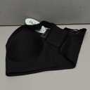 Vertvie Womens Jelly Wireless Bras Seamless T-Shirt Bra No Underwire Full Coverage Pullover Bralettes Supportive Sports Bras (Large, Black)