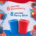 Snack Pack Strawberry and Berry Blue Flavored Juicy Gels Cups, 3.25 oz., 12-Count Family Pack (EXP 07/19/26)