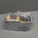 Solar Spot Lights Outdoor Waterproof IP65,4 Pack,2CCT(3000K/6500K),4 Lighting Modes Selectable, Solar Powered Yard Garden Solar Spot Lights for Outside Landscape Auto On/Off (2CCT-Warm&Cool)