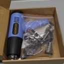 Heat Gun 572 & 1112 Dual Temperature Control Heavy Duty Heat Gun' with 4 Nozzles Fast Heating Overload Protection Hot Air Gun For Shrink Tubing, Vinyl Wrap, Crafting, Resin, 5Ft Power Cord