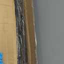 Gocamptoo Folding Table,4ft Indoor Outdoor Heavy Duty Portable Folding Square Plastic Dining Table w/Handle (Balck)